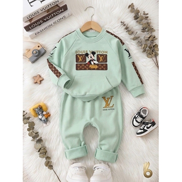 Conjunto bebé Louis Vuitton Mickey - Imagen 1
