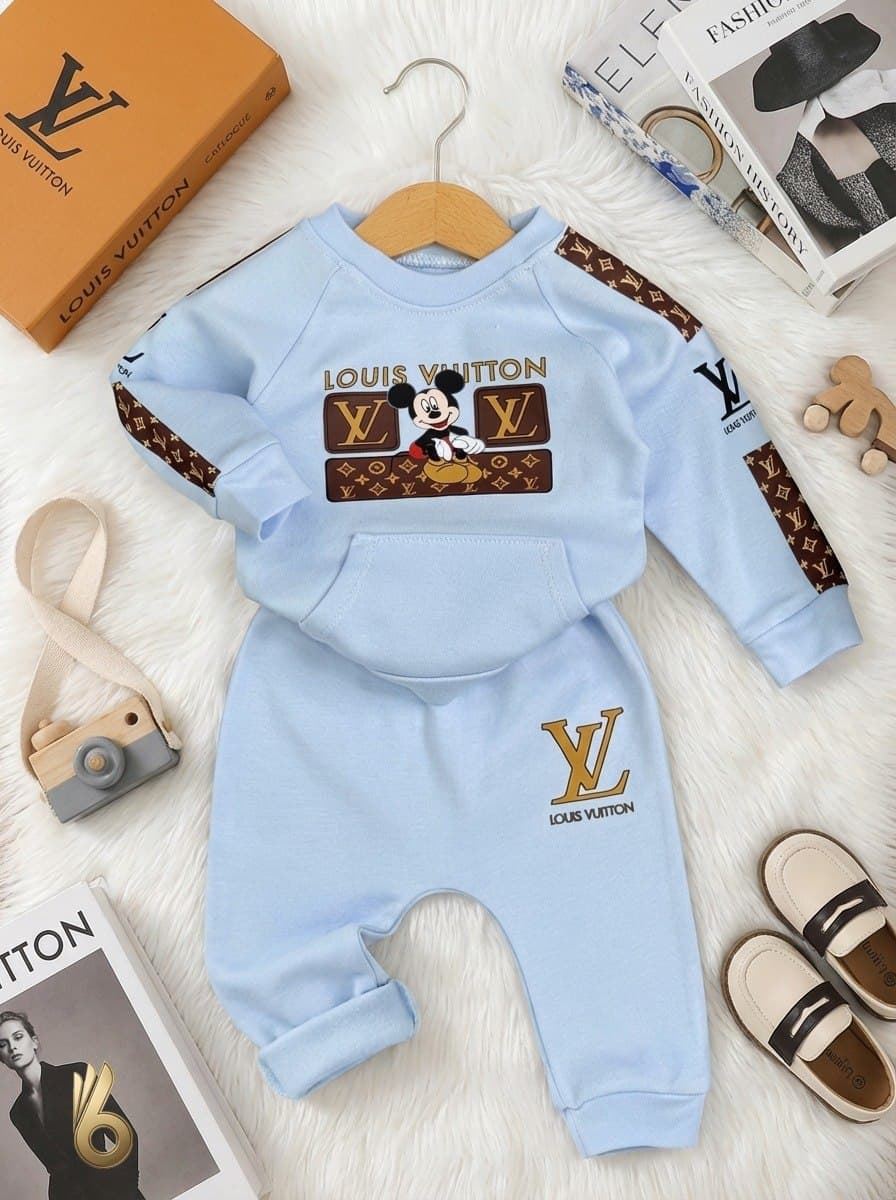Conjunto bebé Louis Vuitton Mickey - Imagen 2