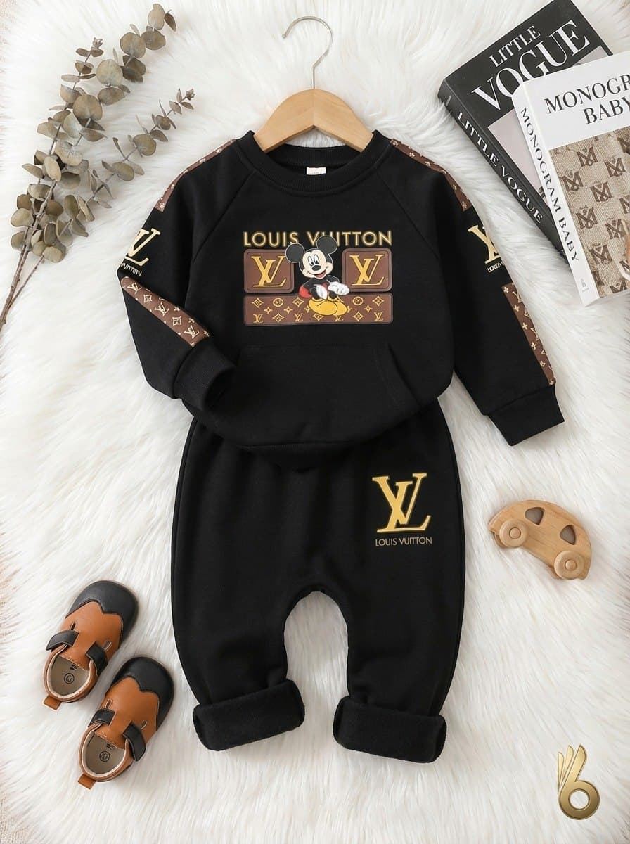 Conjunto bebé Louis Vuitton Mickey - Imagen 3