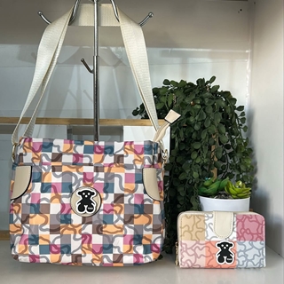 Conjunto bolso bandolera y cartera Tous - Imagen 1