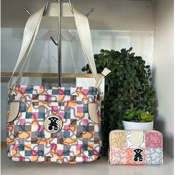Conjunto bolso bandolera y cartera Tous - Imagen 1