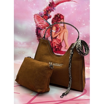 Conjunto bolso y bandolera carolina herrera - Imagen 1