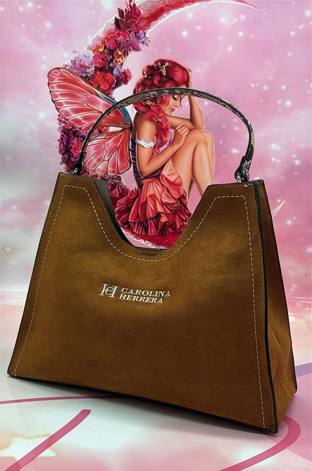 Conjunto bolso y bandolera carolina herrera - Imagen 2