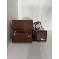 Conjunto bolso y cartera lacoste - Imagen 1