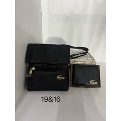 Conjunto bolso y cartera lacoste - Imagen 2