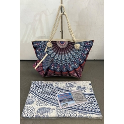 Conjunto bolso y toalla Mandala - Imagen 1