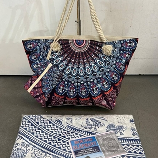 Conjunto bolso y toalla Mandala - Imagen 1
