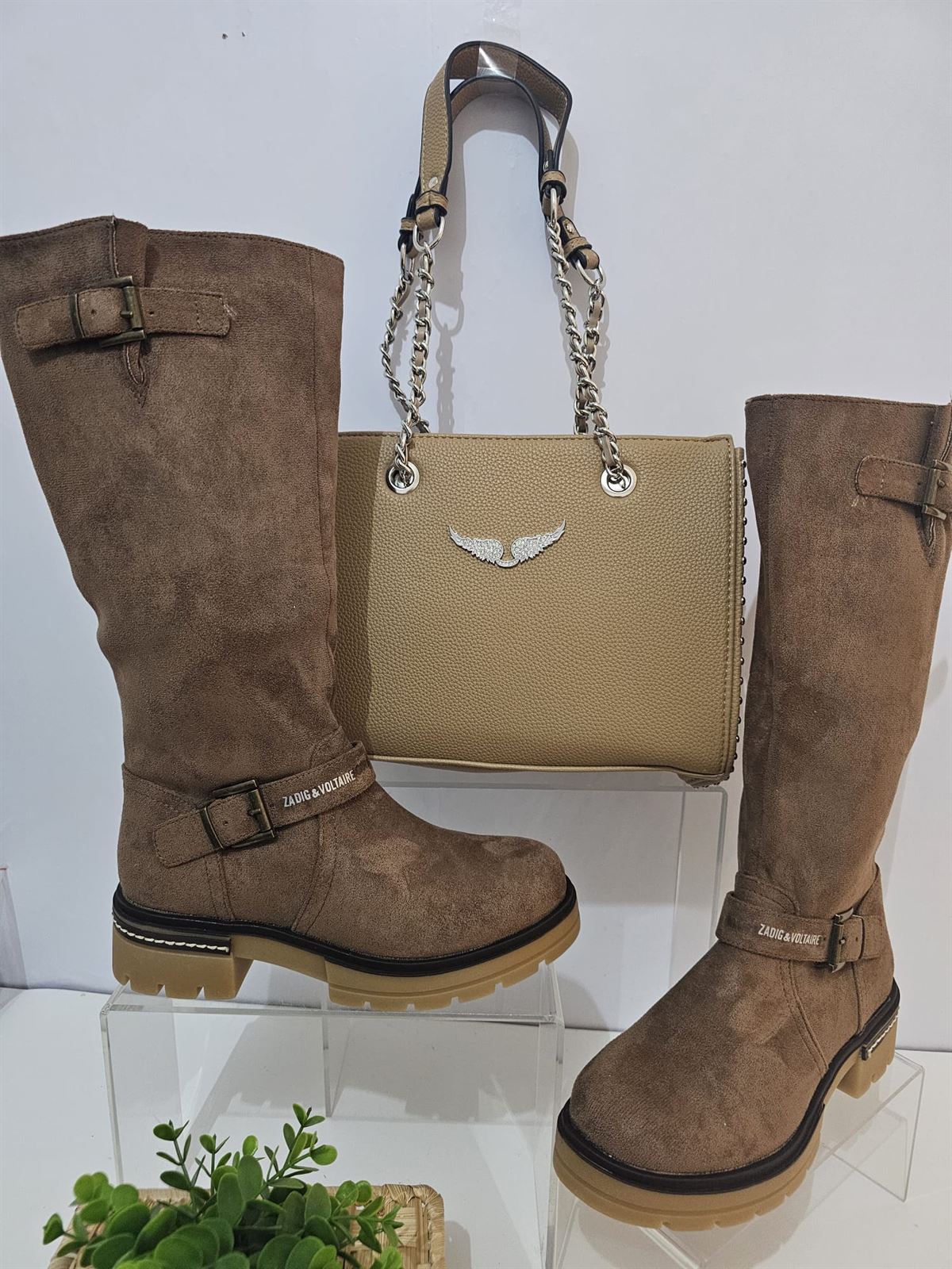 Conjunto botas altas y bolso Zadig Voltaire - Imagen 1