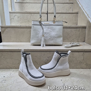 Conjunto botas de plataforma y bolso Desigual - Imagen 1