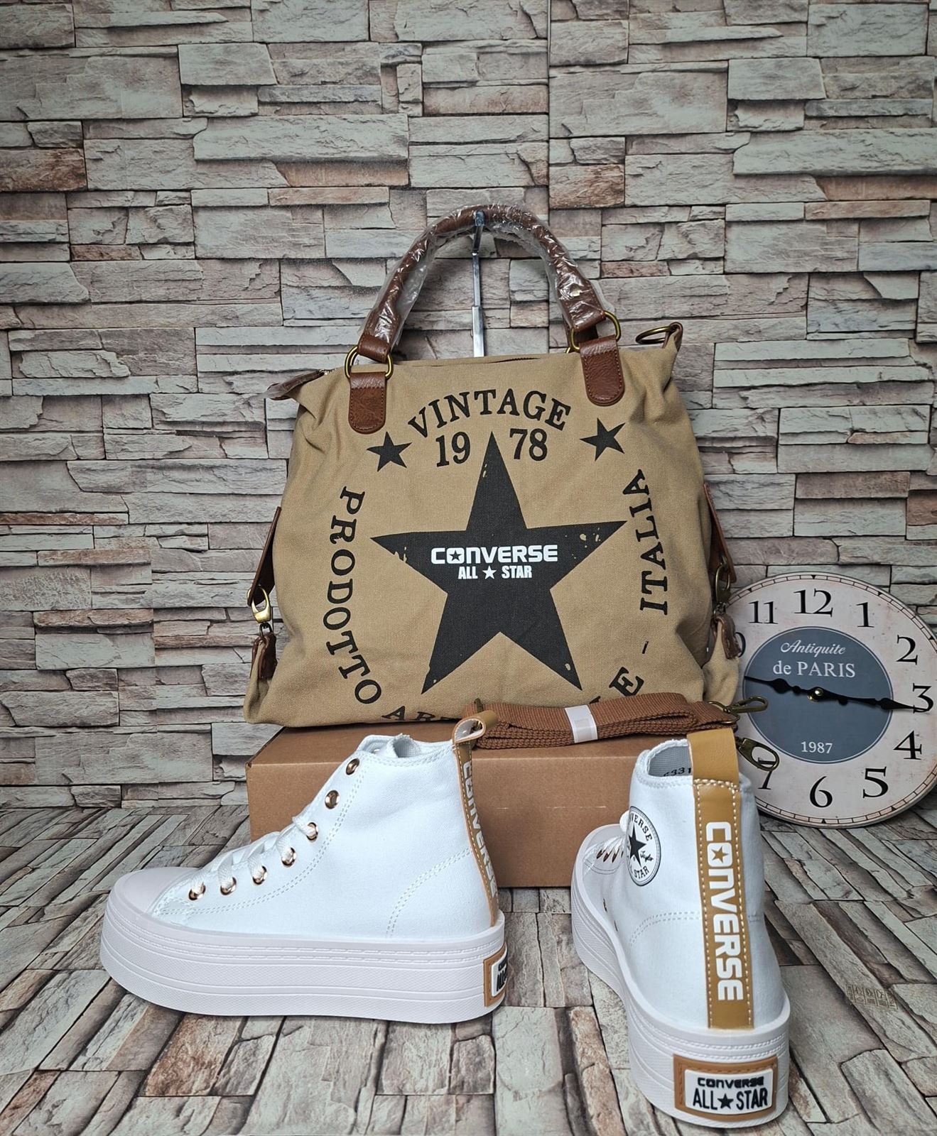 Conjunto Botas y bolso Converse - Imagen 1