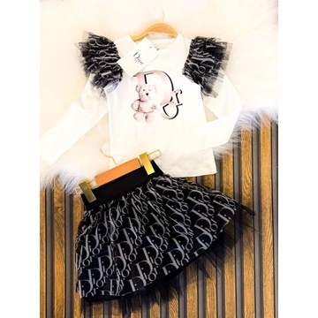 Conjunto camiseta manga larga y falda Dior - Imagen 1