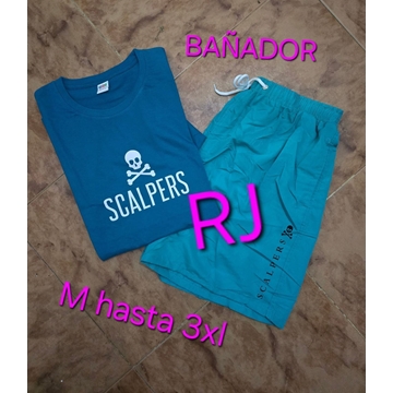 Conjunto camiseta y bañador Scalpers - Imagen 1