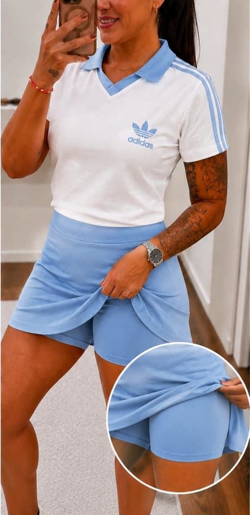 Conjunto camiseta y falda Adidas - Imagen 3