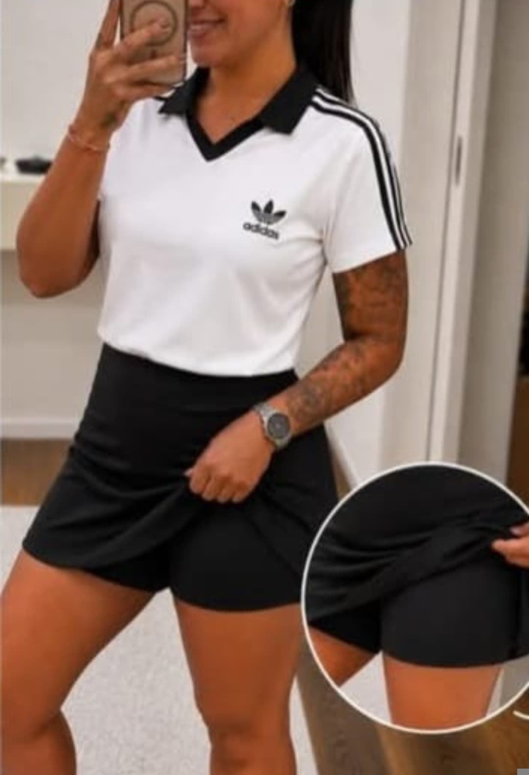 Conjunto camiseta y falda Adidas - Imagen 4