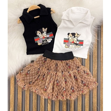 Conjunto camiseta y falda Gucci - Imagen 1