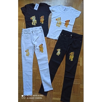Conjunto camiseta y jeans mujer Simba Disney - Imagen 1