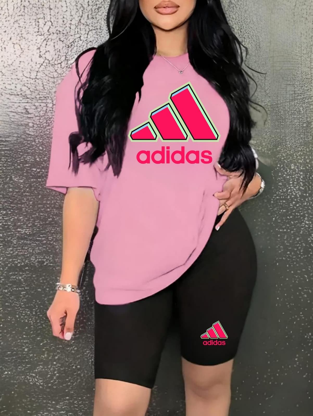 Conjunto camiseta y leggins Adidas de mujer - Imagen 3