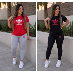 Conjunto camiseta y leggins Adidas mujer - Imagen 1