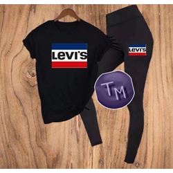 Conjunto camiseta y leggins Levis - Imagen 1