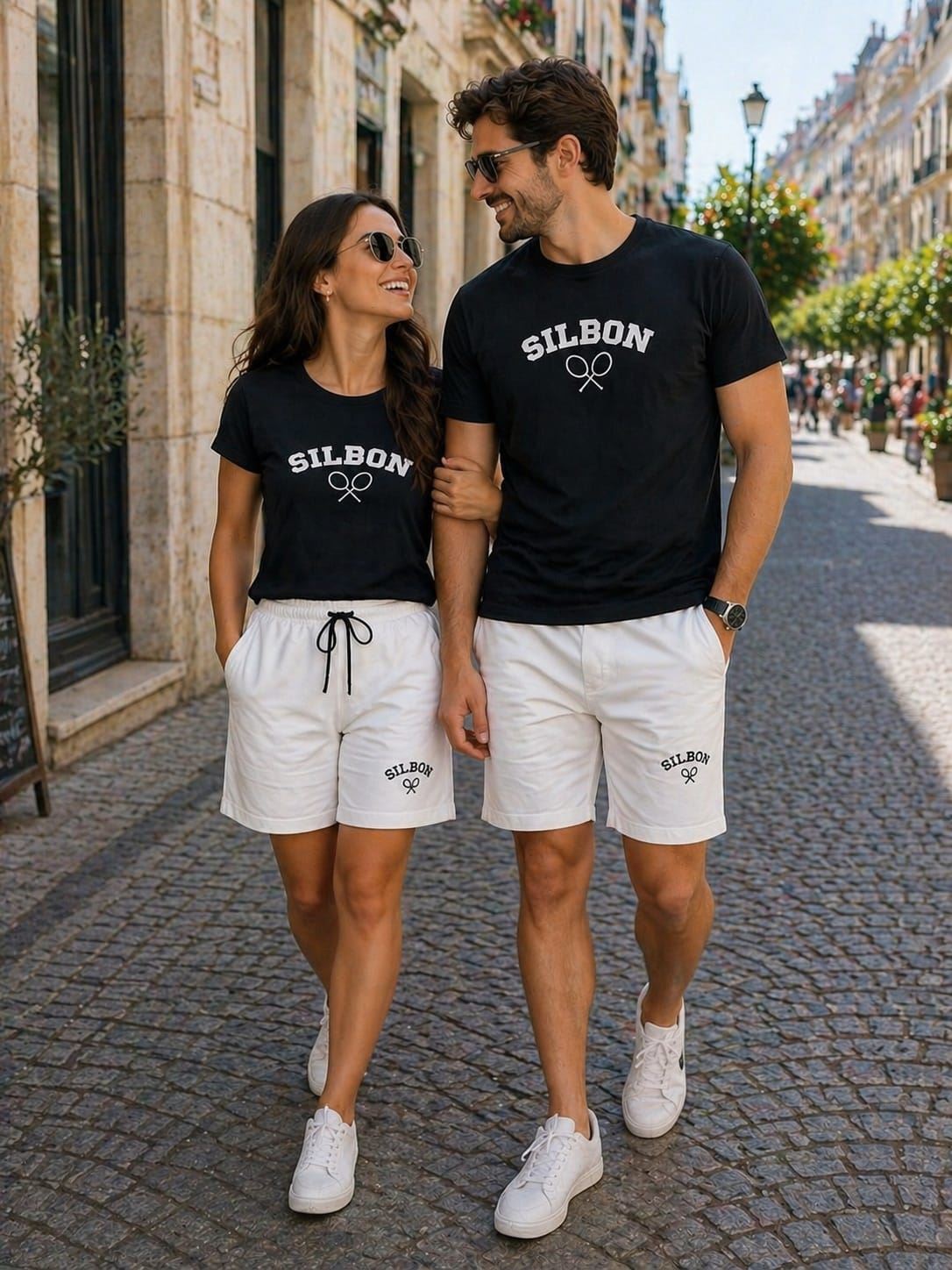 Conjunto camiseta y pantalón corto Silbon - Imagen 1