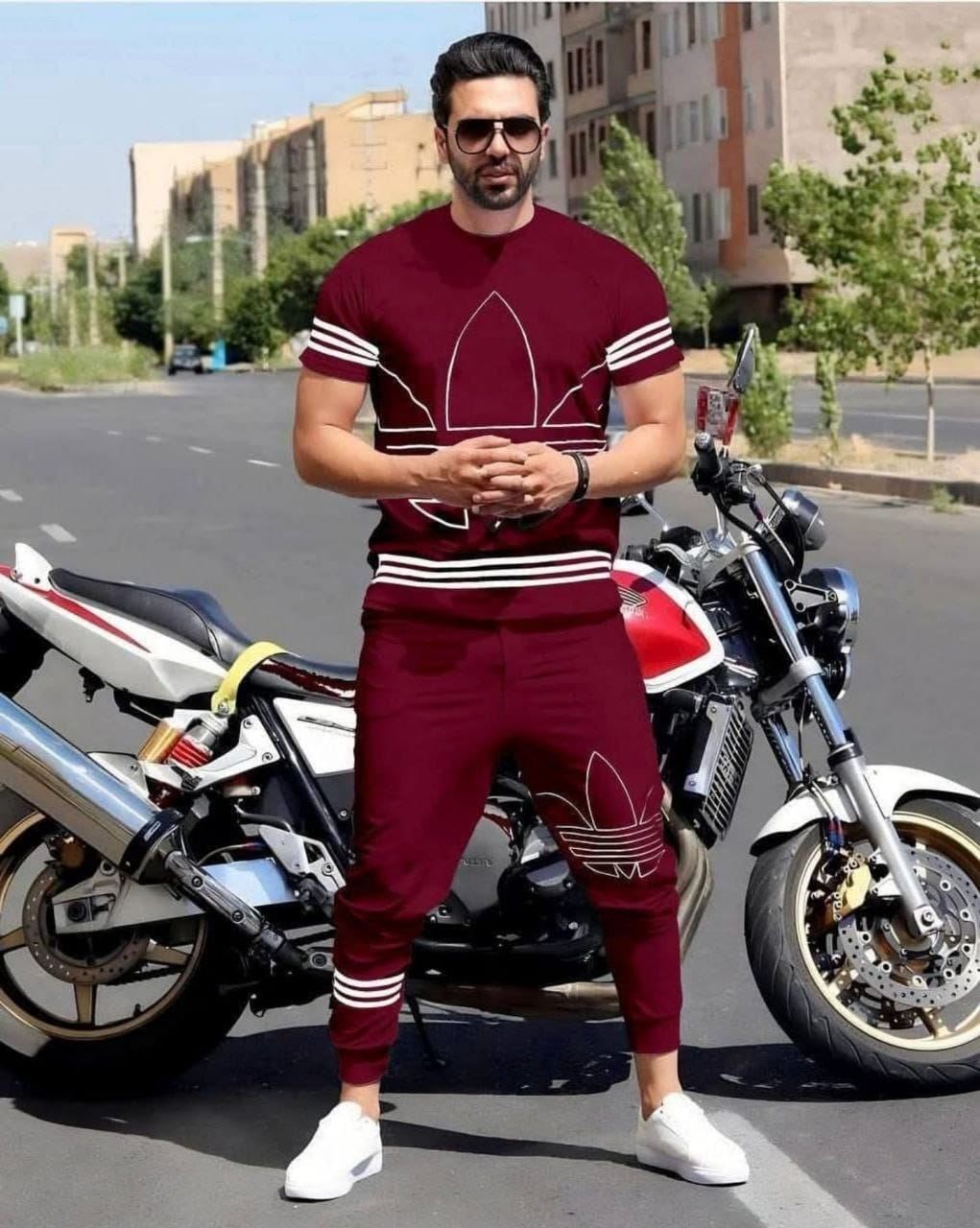 Conjunto camiseta y pantalón largo Adidas - Imagen 3