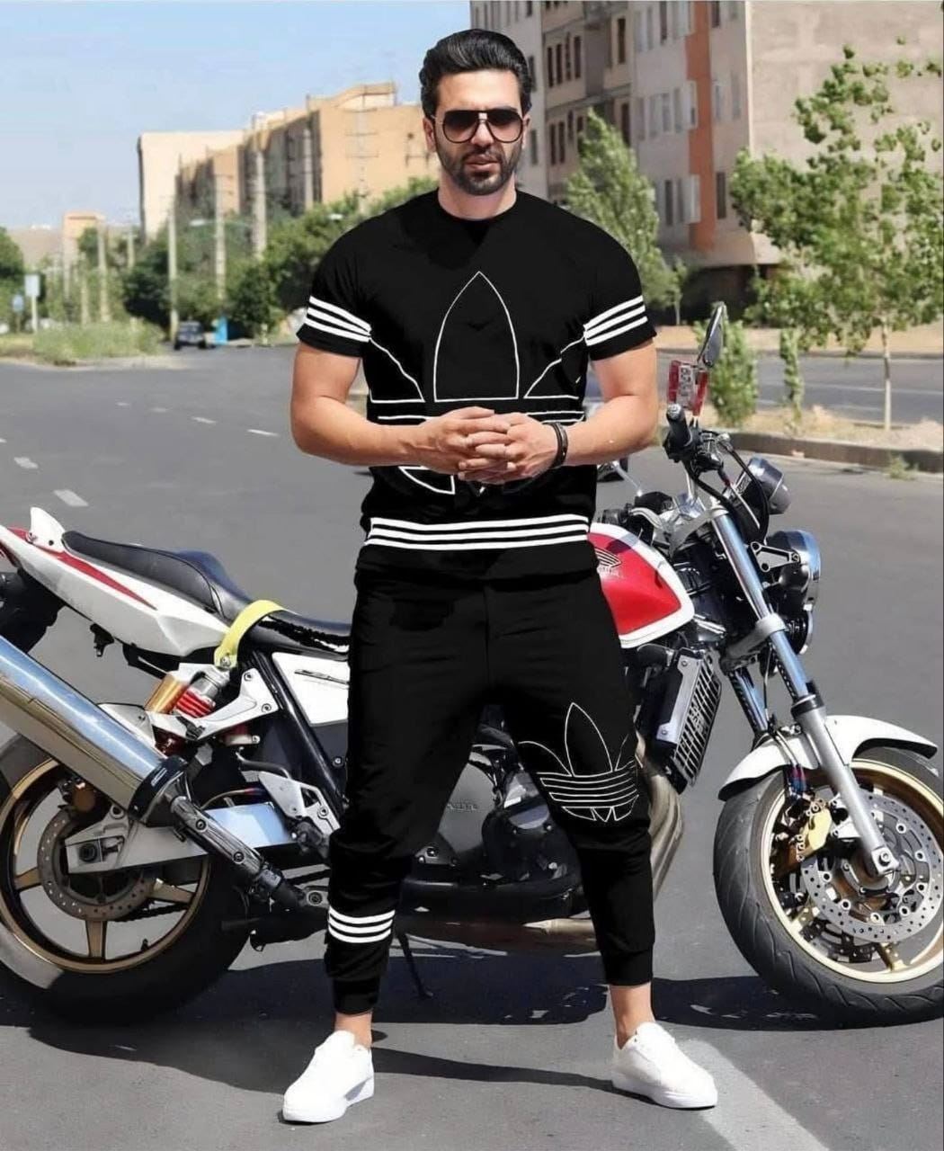 Conjunto camiseta y pantalón largo Adidas - Imagen 5