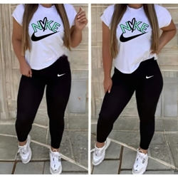 Conjunto camiseta y pantalón Nike mujer - Imagen 1