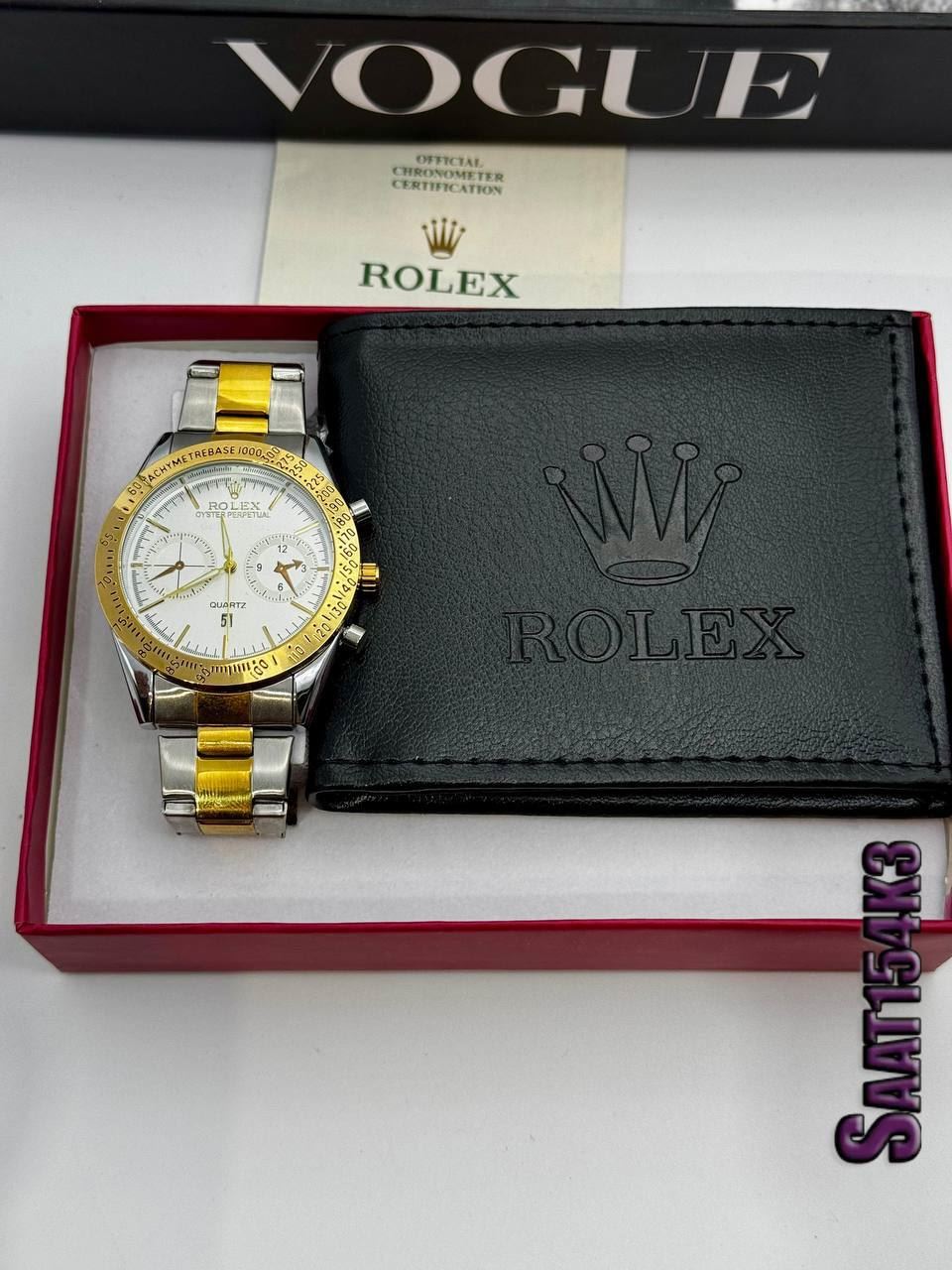 Conjunto cartera de caballero y reloj Rolex - Imagen 2
