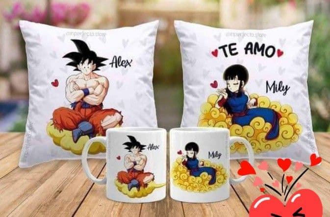 Conjunto cojín y taza dragón ball - Imagen 1