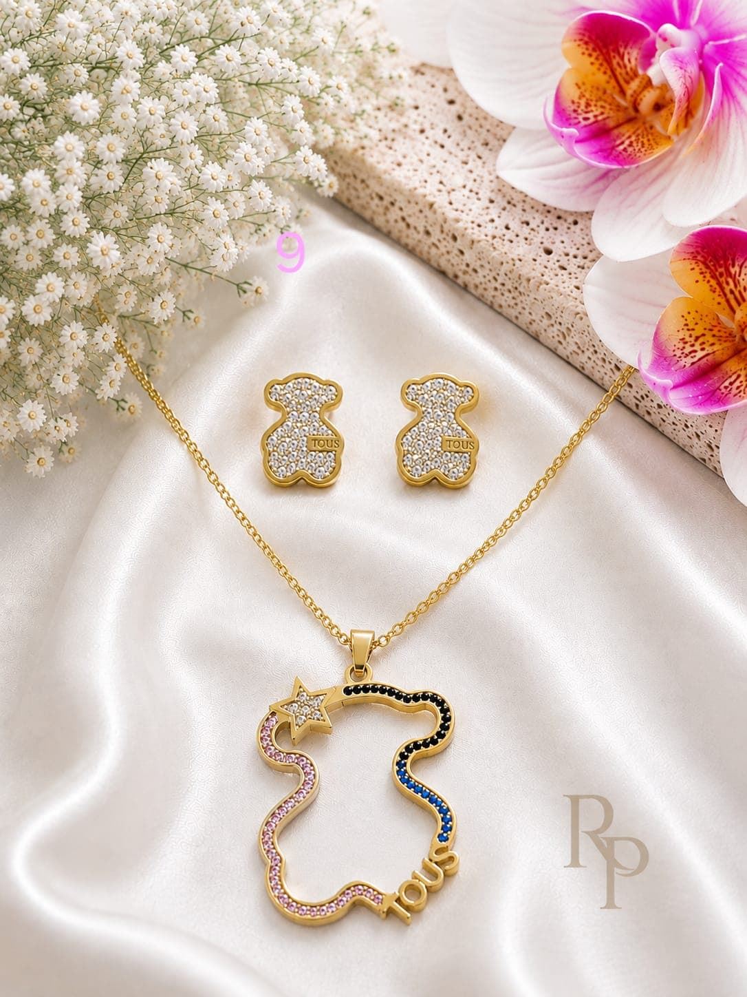 Conjunto collar multicolor y pendientes Tous - Imagen 2