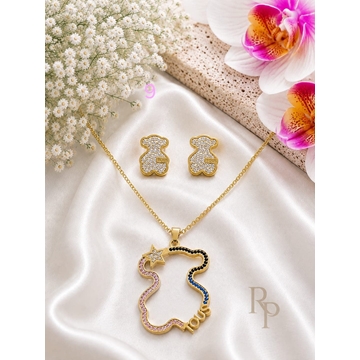 Conjunto collar  multicolor y pendientes Tous - Imagen 2
