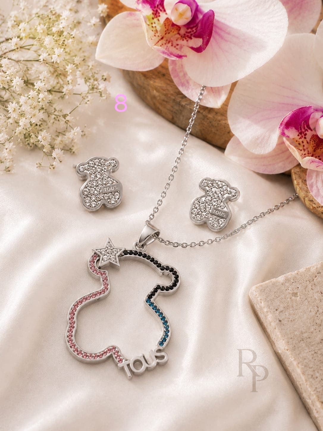 Conjunto collar multicolor y pendientes Tous - Imagen 3