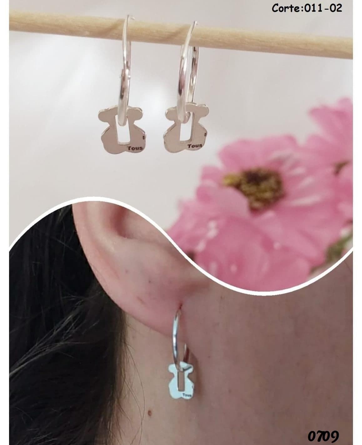 Conjunto collar y pendientes  de aro Tous - Imagen 1