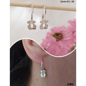 Conjunto collar y pendientes  de aro Tous - Imagen 1