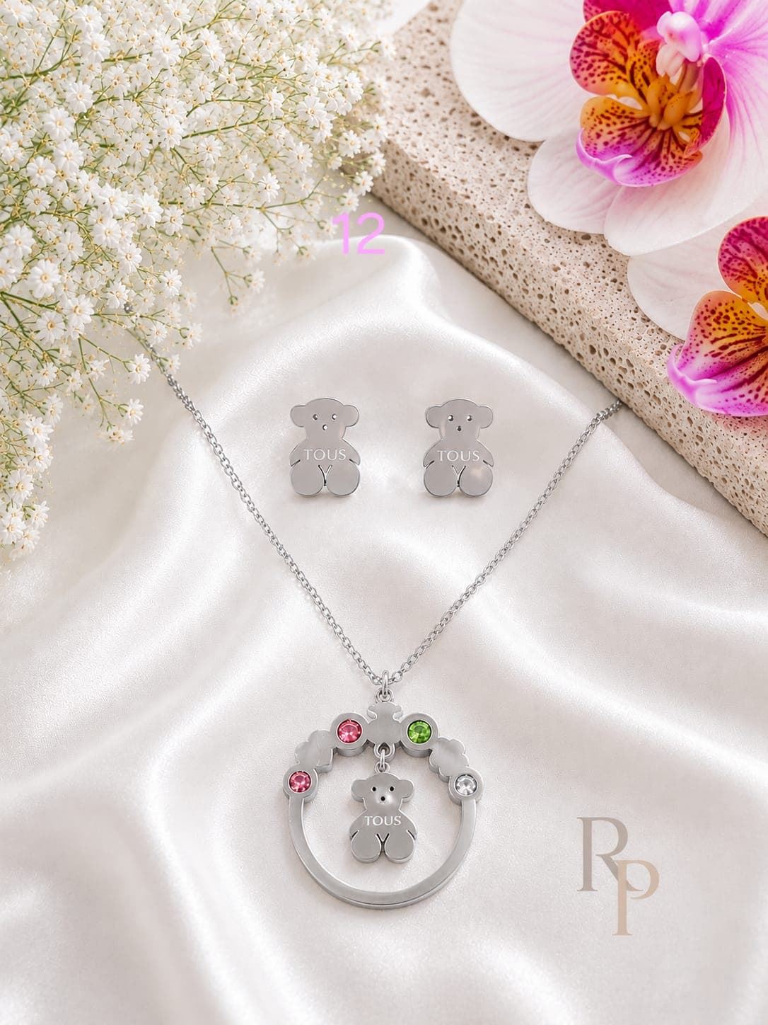 Conjunto collar y pendientes Tous pedrería - Imagen 1