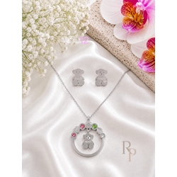 Conjunto collar y pendientes Tous pedrería - Imagen 1