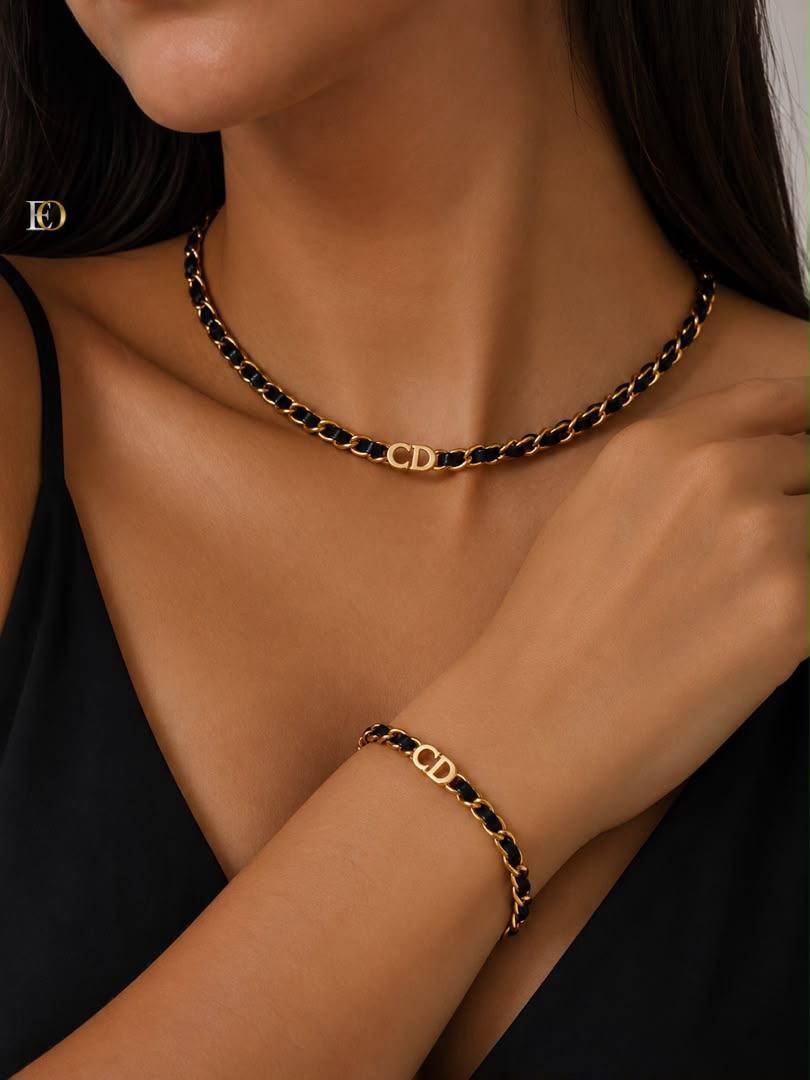 Conjunto collar y pulsera Dior - Imagen 1