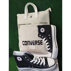 Conjunto combo botas Converse all Star y mochila a juego - Imagen 1