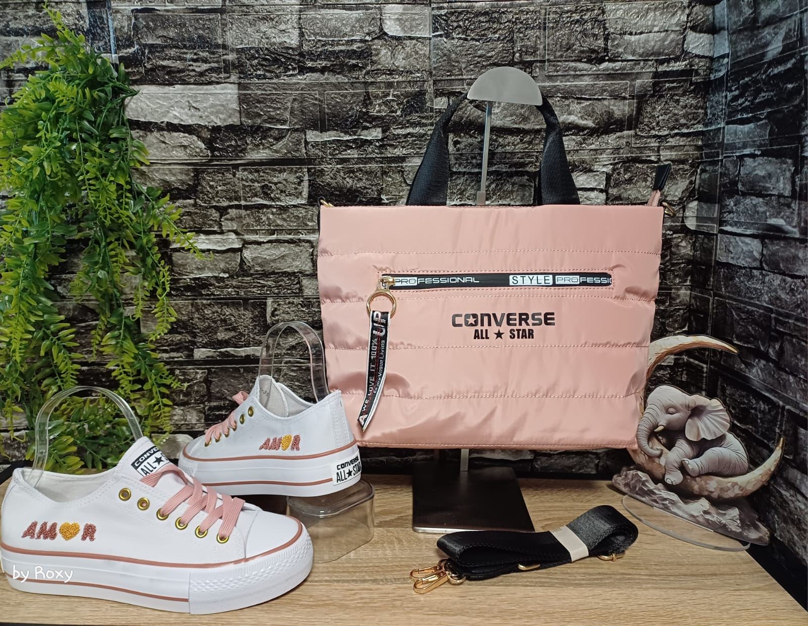 Conjunto Converse bajas y bolso a juego - Imagen 3