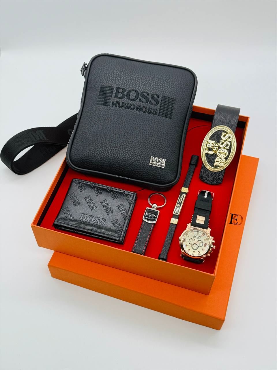 Conjunto de accesorios reloj y bandolera Hugo Boss - Imagen 2