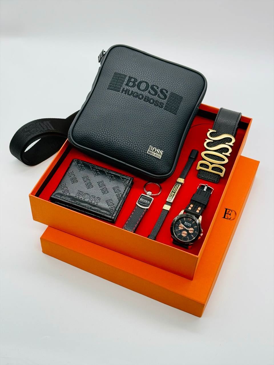 Conjunto de accesorios reloj y bandolera Hugo Boss - Imagen 9