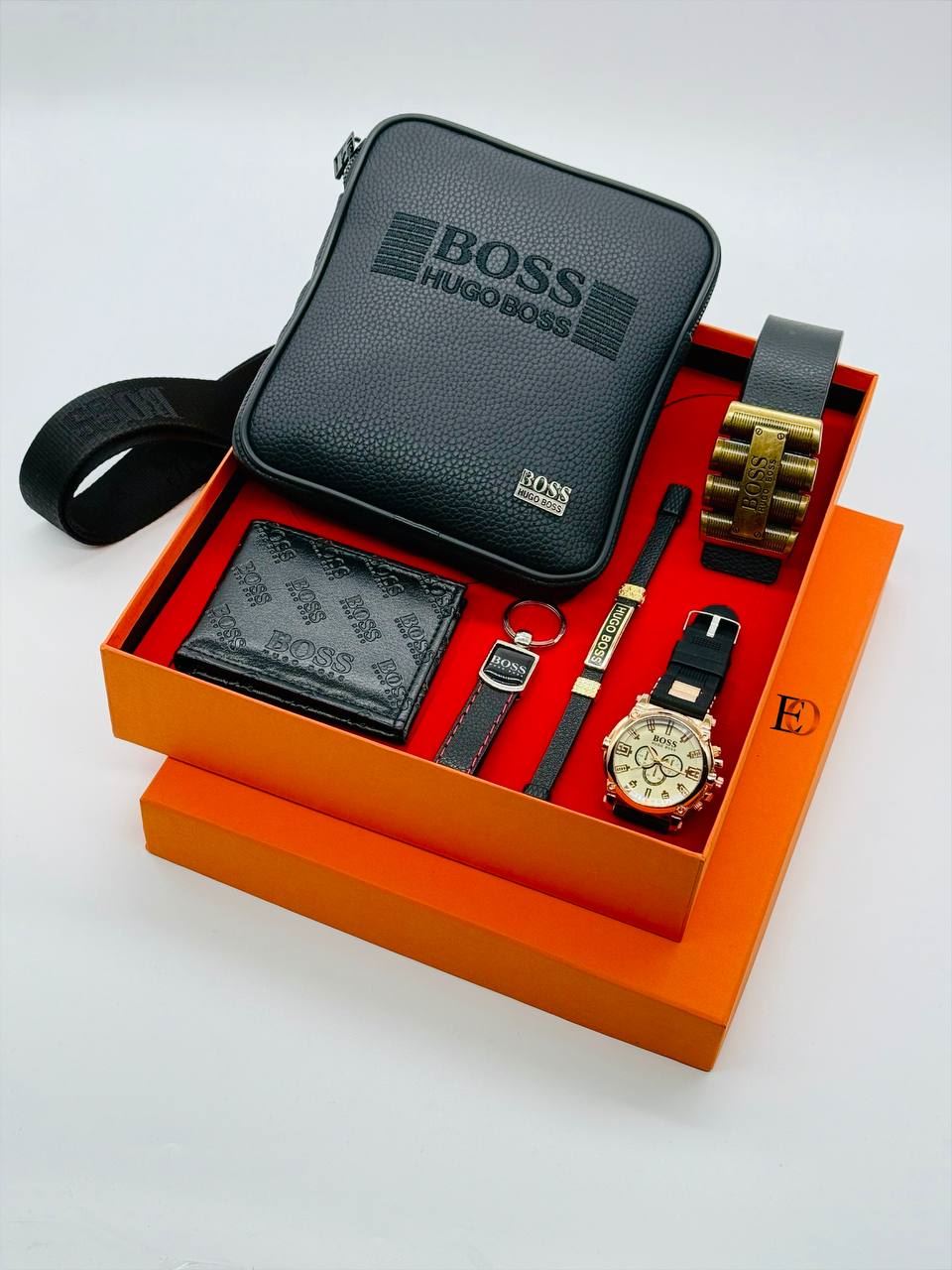 Conjunto de accesorios reloj y bandolera Hugo Boss - Imagen 10