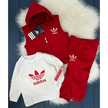 Conjunto de bebé Adidas 3 piezas - Imagen 1