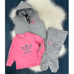 Conjunto de bebé Adidas 3 piezas - Imagen 2