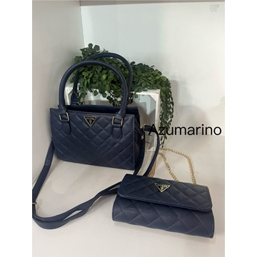 Conjunto de bolso y cartera Guess rombos - Imagen 1
