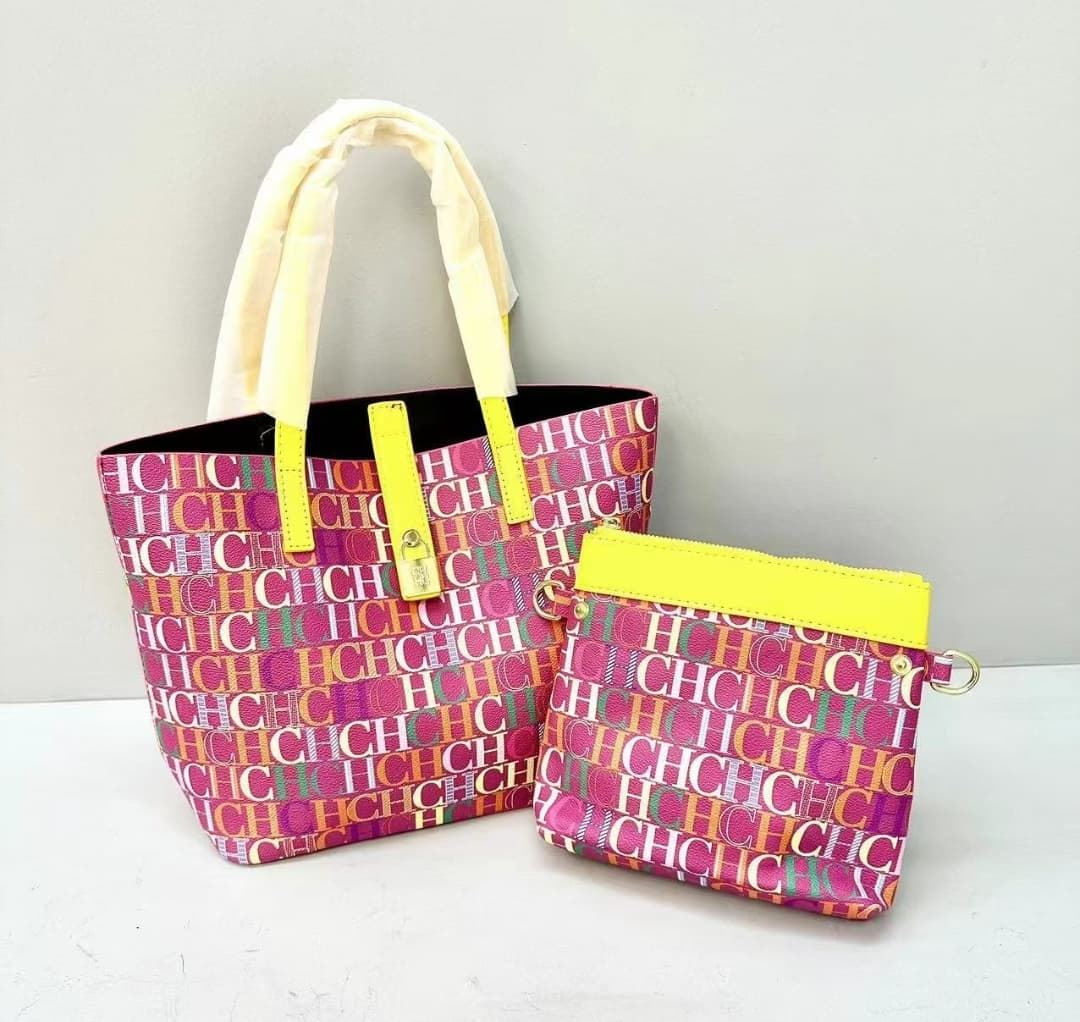 Conjunto de bolso y neceser Carolina Herrera - Imagen 1