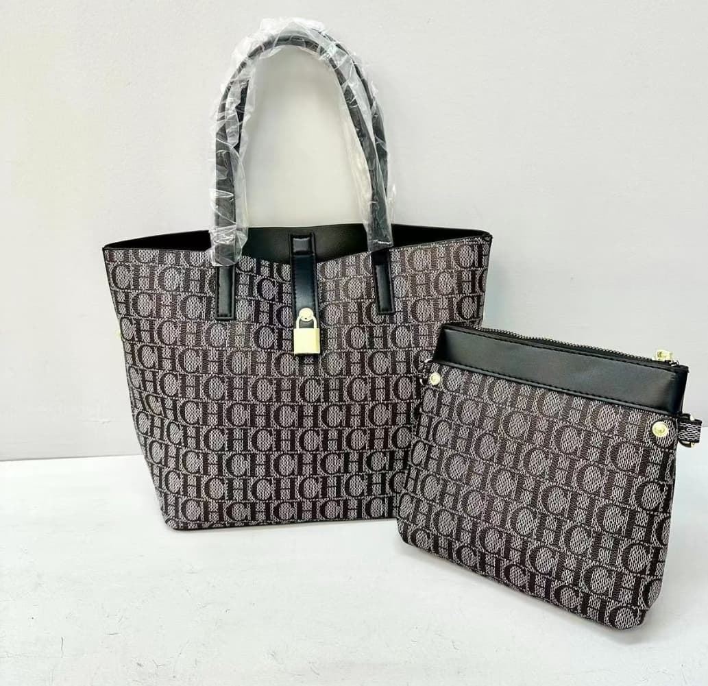 Conjunto de bolso y neceser Carolina Herrera - Imagen 4