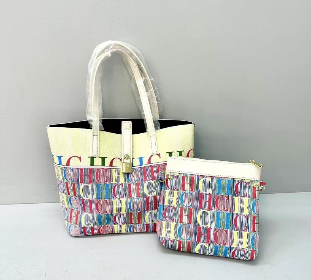 Conjunto de bolso y neceser Carolina Herrera - Imagen 1