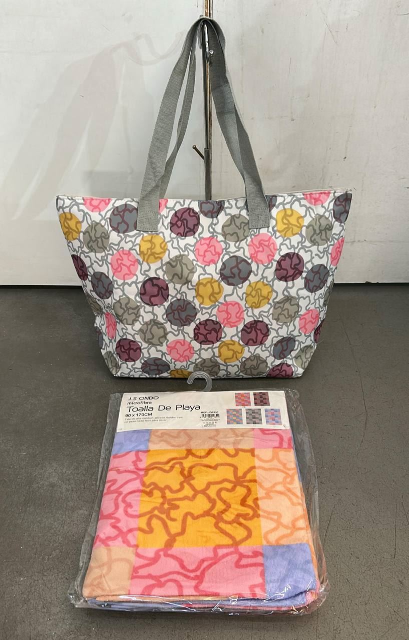 Conjunto de bolso y toalla estampada Tous - Imagen 1