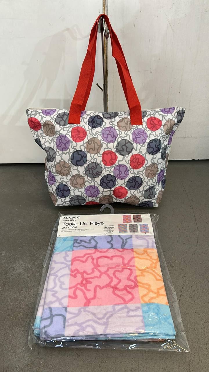 Conjunto de bolso y toalla estampada Tous - Imagen 2